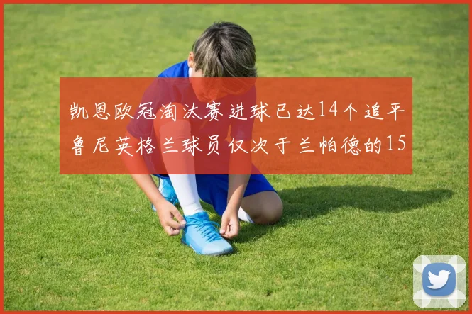 凯恩欧冠淘汰赛进球已达14个追平鲁尼英格兰球员仅次于兰帕德的15球纪录
